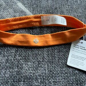 NWT LULULEMON Cardio Cross Trainer Headband - TIGE (Orangey)
